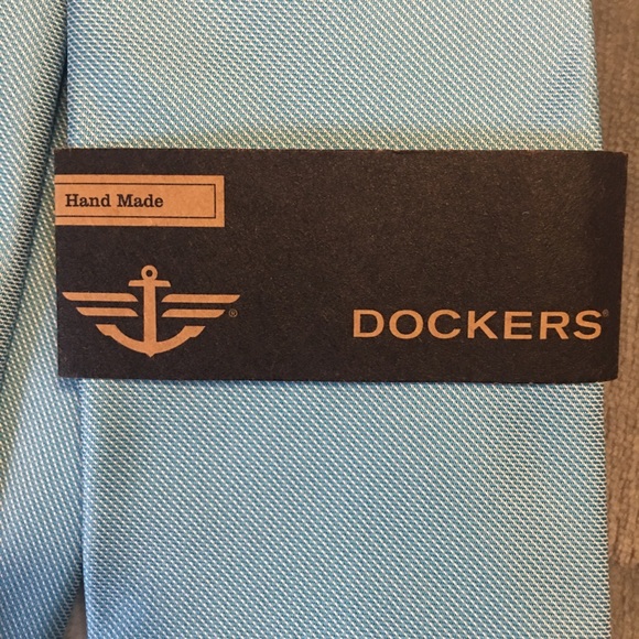 Dress Neck Tie Men’s Dockers Hand Made Blue - Picture 2 of 3